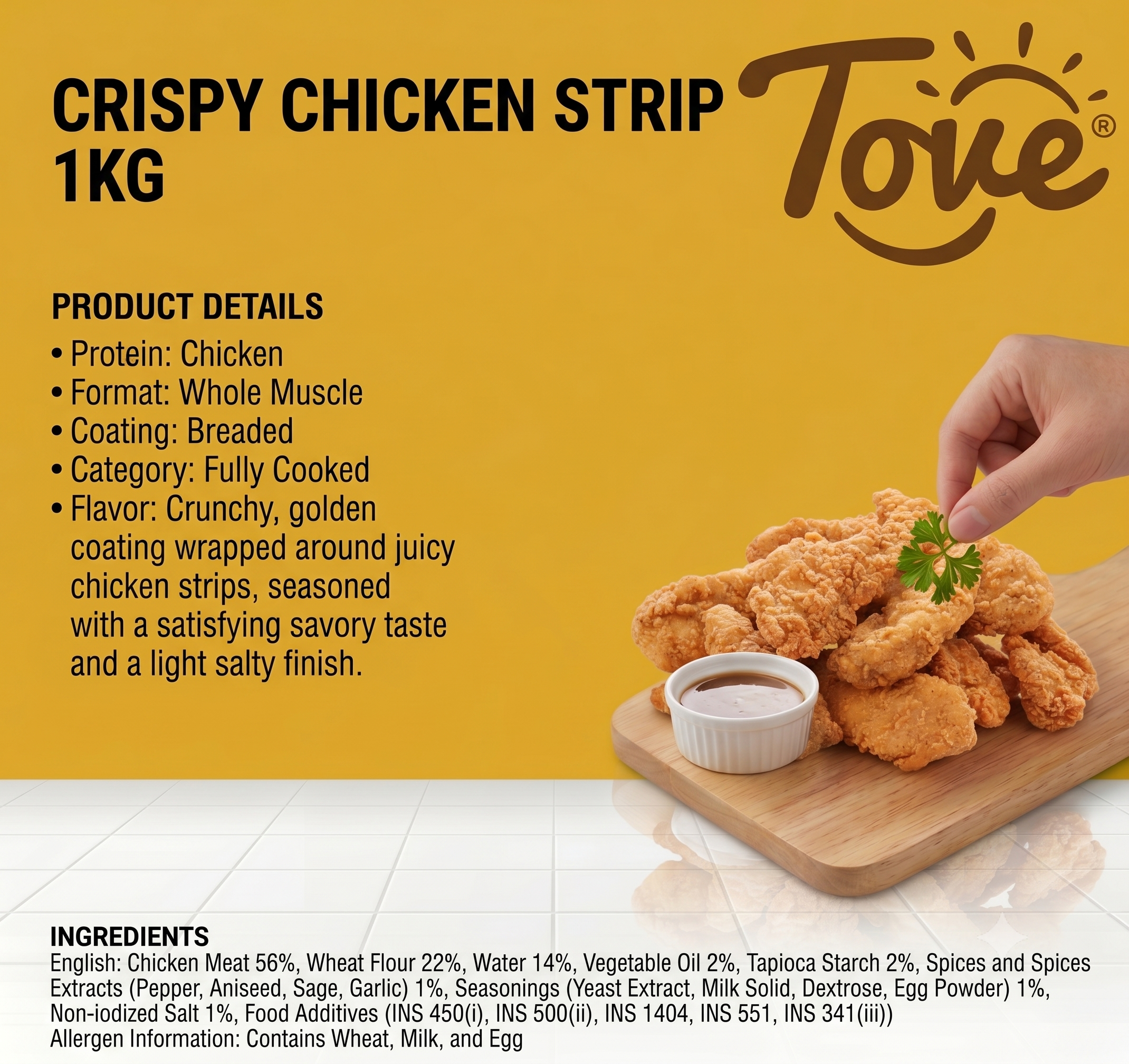 Crispy Chicken Strips 1kg