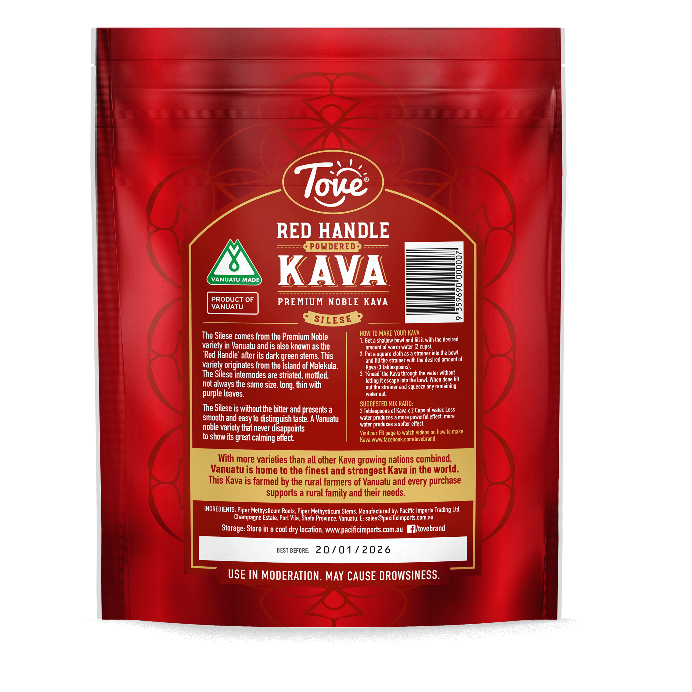 Red Handle Silese (Vanuatu Noble Grade)