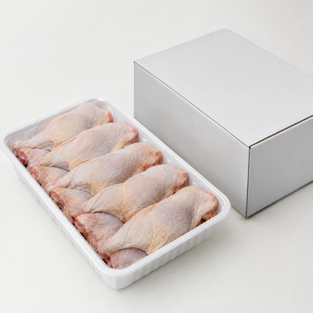 Illustrative image of layer chicken hindquarters